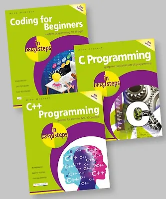 £22 • Buy Coding For Beginners, C Programming, C++ Programming In Easy Steps - Set Bundle