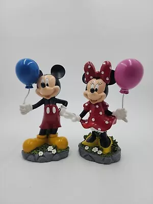 Disney Mickey & Minnie Mouse Garden Statue 8” Display Figures Resin • $32.49