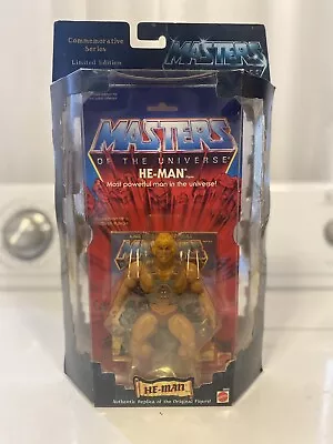 HE-MAN Masters Of The Universe Commemorative Series Limited Edition MOTU Figure • $43