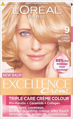 L`oreal Excellence Creme 9 Natural Light Blonde • £14.10