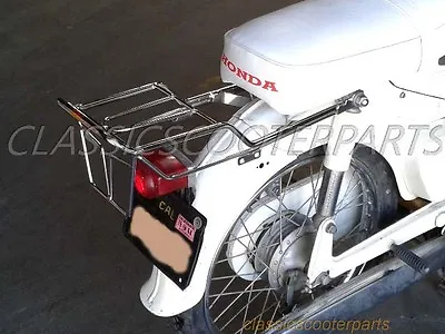 Honda C100 C102 Super Cub 50 Luggage Rack Hand Rail Grab Light Protector H2622 • $59