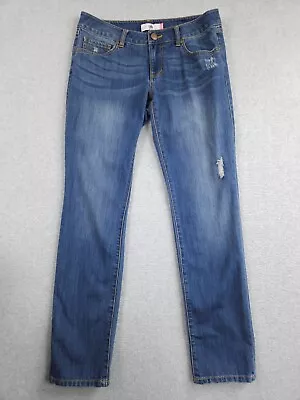 Cabi Jeans Women's Size 6 Slim Boyfriend Distressed Denim Blue Jeans • $17.59