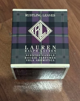 NEW! Ralph Lauren Home Fragrance Rustling Leaves Scented Candle 7.2 Oz Glass Jar • £43.36