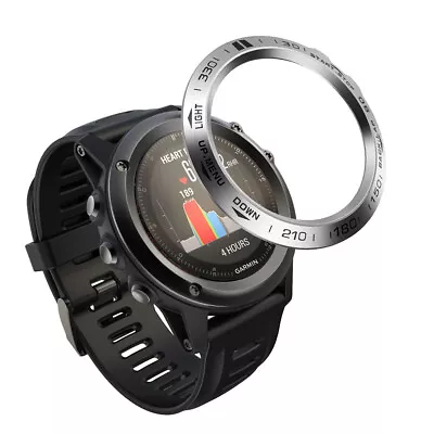 Durable  Anti-Scratch Metal Watch Bezel Ring Adhesive Cover For Garmin Fenix 5X • $13.39