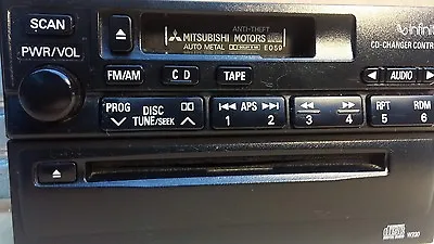 2000 Mitsubishi Oem Cd Radio Cassettee Player/ Changer Control Tape/ Fm/am Scan  • $200