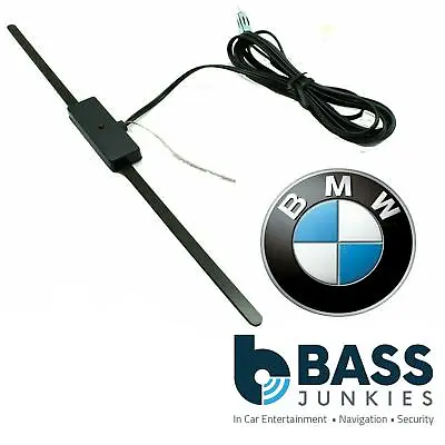 BMW 12v Universal Internal Windscreen Glass Mount Car Radio Aerial Antenna • £9.50