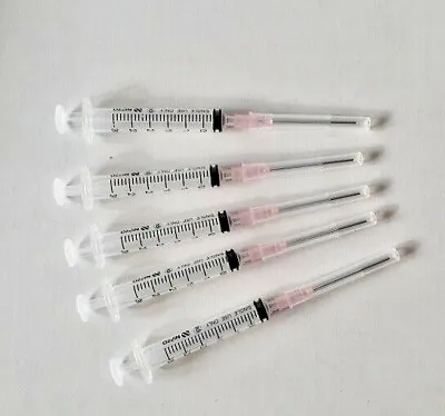 $8.10 • Buy 5/10pcs 3ml Syringe With Blunt Drawing Up Needles Ink Refill Craft Glue