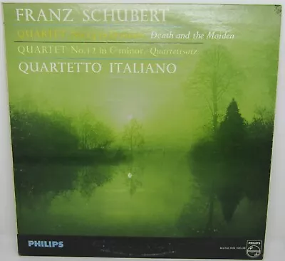 Franz Schubert Quartet No. 14 & No. 12 - Quartetto Italiano - LP Vinyl Record • $9.99