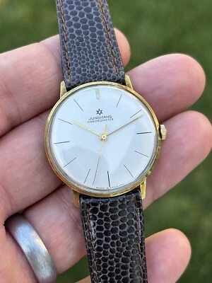 $399.95 • Buy RUNS GREAT! Clean Vintage JUNGHANS Chronometer Manual Wind Bauhaus Calatrava