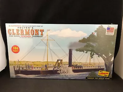 Lindberg - Fulton's Clermont Steamboat 1:96 Scale Plastic Model Kit HL200 • $31