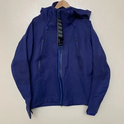 $335 • Buy Descente Allterain Schematech Hoodie Jacket Geneva Blue Medium Nwt Msrp$675