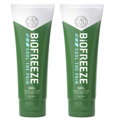 £21.96 • Buy 2x Biofreeze Roll-On Pain Relief - Sore Muscle Arthritis Sore Joint Gel 118ml 