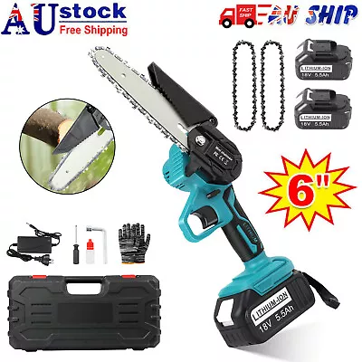 6'' Electric Chainsaw Cordless Battery Rechargeable Wood Cutter Saw For Makita  • $50.99