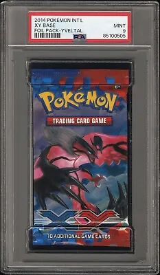 2014 POKEMON XY BASE FOIL PACK YVELTAL PSA 9 Mint (85100505) Pop 5 • $119.59