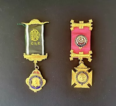 £15 • Buy Royal Antediluvian Order Of Buffaloes Medals X 2, Named On Reverse