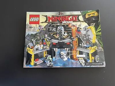 LEGO - Ninjago Movie -  Garmadon's Volcano Lair - 70631 - INSTRUCTIONS ONLY • $12