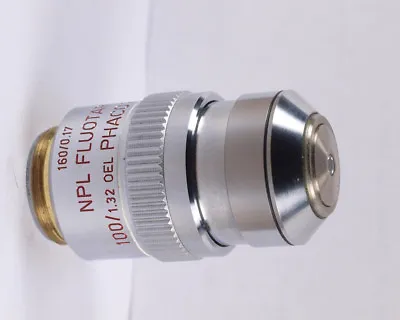 $1299.99 • Buy Leitz NPL Fluotar 100x Oil Phaco 2 RK - Reflection Kontrast Microscope Objective