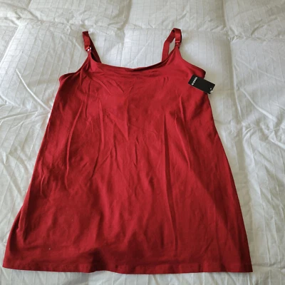 $17.79 • Buy NWT Torrid Merlot Nursing Foxy Cami Sz. 2X Brick Red NEW