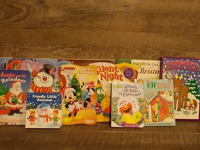 Children Christmas Snow Books Lot Of 12: Elmo Santa Claus Veggie Tales & More • $25.97