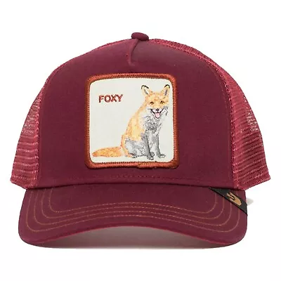 $99.95 • Buy Goorin Bros Animal The Farm Trucker Baseball Snapback Hat Cap Foxy Fox Red