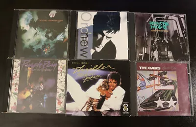 80's Rock 6 CD Lot: Prince Michael Jackson The Cure Depeche Mode New Order • $19.95