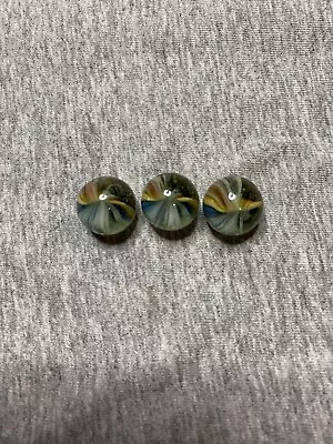 Vintage Akro Agate Sparkler Marbles..3. Mint • $34