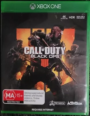 Xbox One Call Of Duty Black Ops IIII Black Ops 4 AUS PAL FAST SHIPPING • $19.99