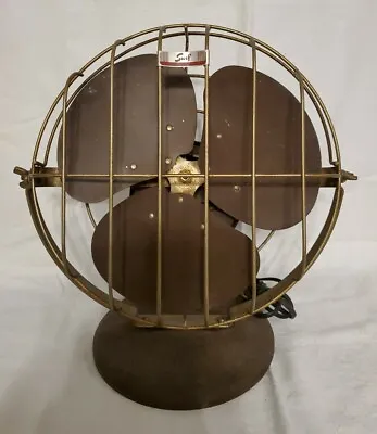 Vtg 1950s Surf Industrial Desk Top Fan Model 540-1 GM Laboratories WORKS GREAT! • $99.99