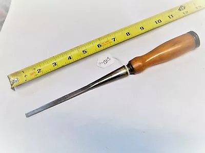 Woodworkers Chisel Vintage TAYLOR & Co. 17/64  Wide Blade Wood Chisel Sheffield • $32.63