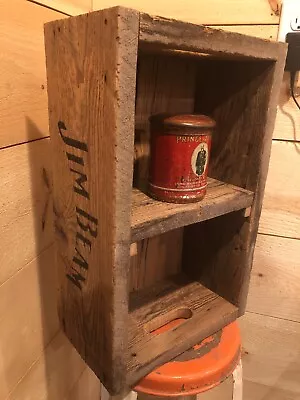 Reclaimed Wood Jim Beam Whiskey Crate/shelf • $49.99