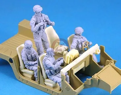 Legend 1/35 Modern US Army Vehicle Soldier Crew Set (4 Figures) [Resin] LF0129 • $43.92