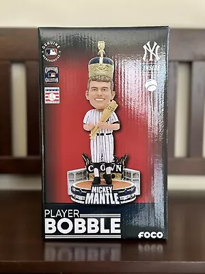 Mickey Mantle New York Yankees 1956 Triple Crown Bobblehead FOCO NEW ORIG BOX • $175