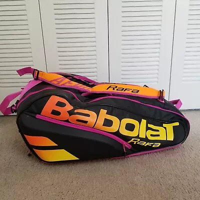 Babolat Pure Aero Rafa Tennis Bag Racket 12 Pack RH12 2021 Racquet Black Pink • $150