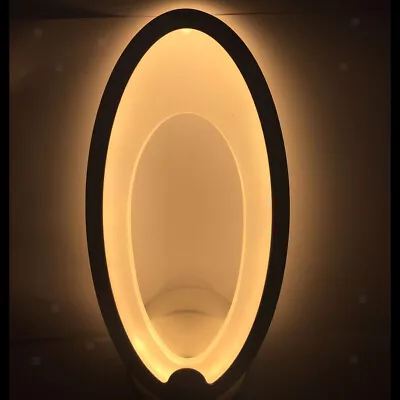 12W LED Egg-shaped Decorative Bedside Lamp Warm White Light 220V • £9.16