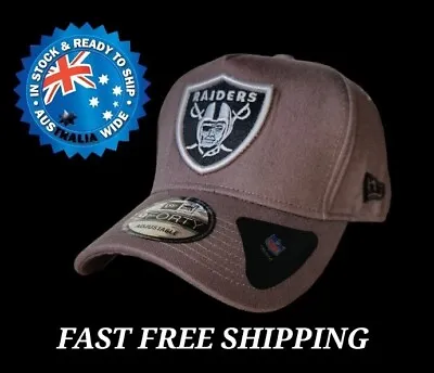 Oakland Las Vegas Raiders Nfl New Era 9forty Grey & Black Snapback Cap Hat La • $35