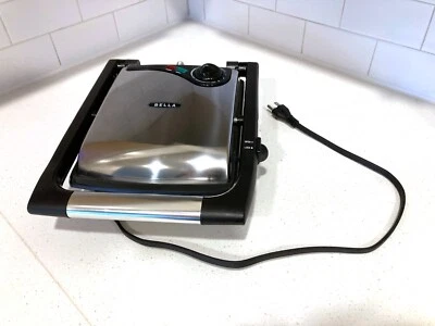 $18.93 • Buy Bella Panini Press / Sandwich Grill / Non Stick Bistro At Home / Used