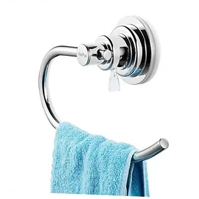  Vacuum Suction Towel HolderModern Shower Towel Suction Towel Rack-chrome • $31.30