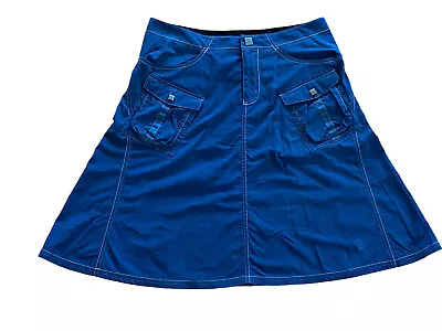 Mountain Hardwear La Rambla Skirt W/  Pockets Womens Size 6 Blue Hiking Outdoors • $24.99