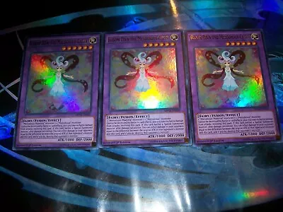 3x Bloom Diva The Melodious Choir 1st Edition Ultra Rare MP16-EN020 Yu-Gi-Oh! • $4.45