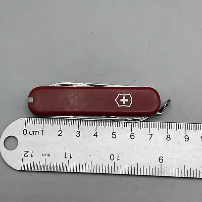 Victorinox Executive 74mm With Scissors Screw Swiss Army Knife - Red • $50.50