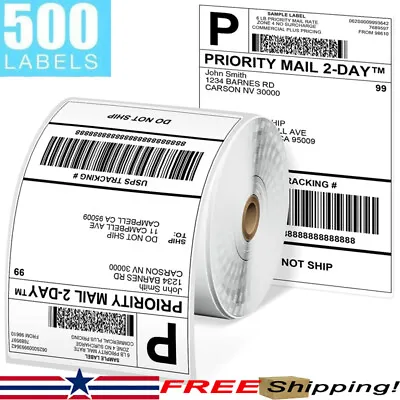 4x6 Direct Thermal Shipping Labels Phomemo Perforated Mailing Sticker Paper 500x • $16.99