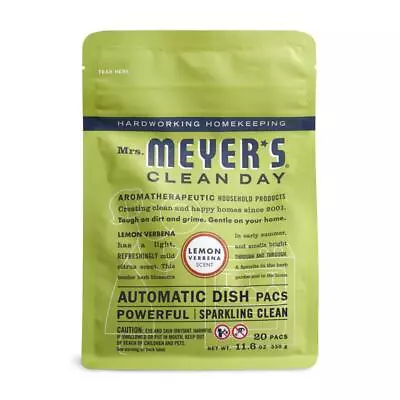 Mrs. Meyer's 14264 Lemon Verbena Scent Dishwasher Soaps 20 Oz. (Pack Of 6) • $57.19