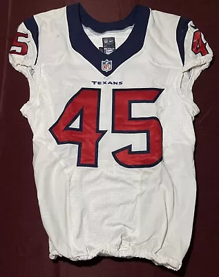 Jay Prosch Houston Texans NFL Game Used Jersey 11/21/16 Vs Oakland Raiders • $429.99