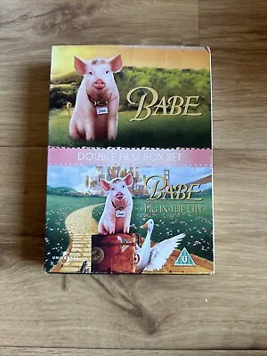 Babe 1 / Babe: Pig In The City Double Film Set [DVD] [Region 2] - New Sealed • £7.99