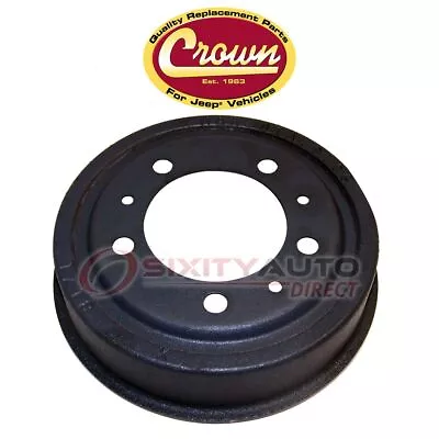 Crown Automotive Front Brake Drum For 1959-1971 Jeep CJ6 - Braking Stopping Ap • $72.38