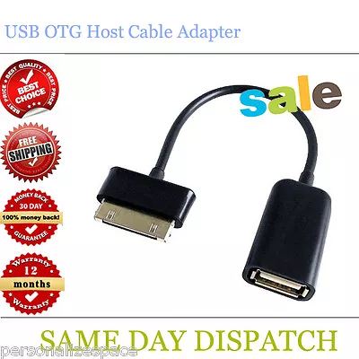 USB OTG Host Cable Adapter Samsung Galaxy Tab 2 7.0 P3100 10.1 P5100 P5110 Cable • $5.95
