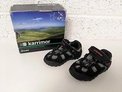 Karrimor Summit 00 Infant Walking Shoes Black - EU 20.5 / UK 4 / 9.5 Cm • £20
