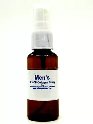 Sandalwood Vanilla Dry Oil Men's Cologne Body Spray Fragrance 1 Oz  One Bottle • $11.49