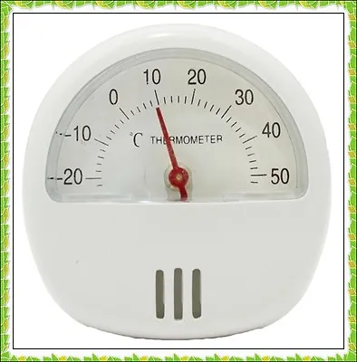 £2.99 • Buy White Dial Thermometer Fridge Freezer Indoor Outdoor Anywhere Place Or Stick It