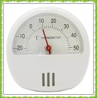 £2.99 • Buy White Dial Thermometer Fridge Freezer Indoor Outdoor Anywhere Place Or Stick It